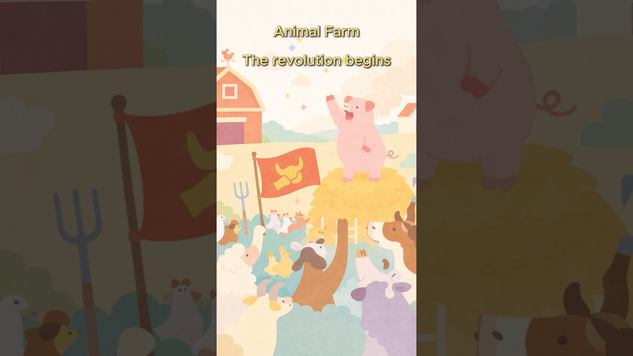 Animal Farm • Read-Aloud Excerpt | The Revolution Begins | Calm Audiobook Moment