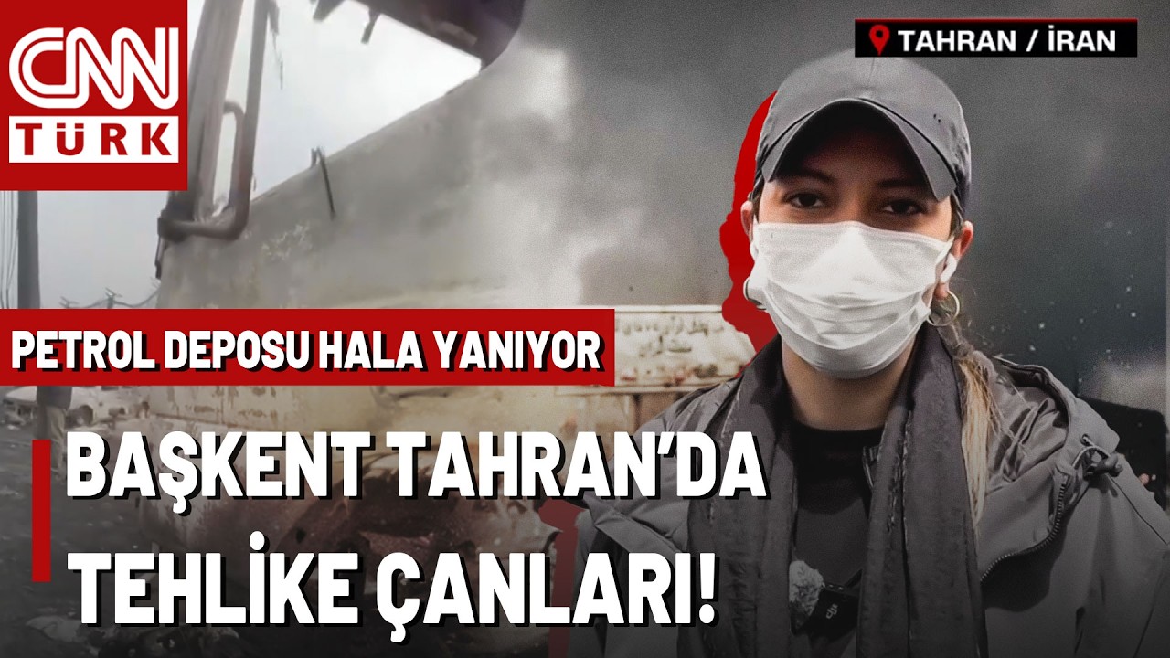 İran'da Tehlikeli  Petrol Yağmuru! Canlı Yayında Vurulmuştu: İşte İran'daki O Petrol Deposu