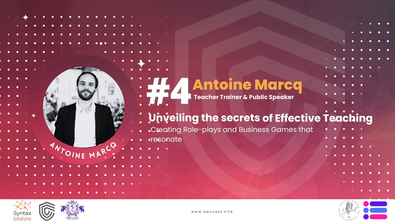 Antoine Marcq - Creating Roleplays and Business Games that resonate