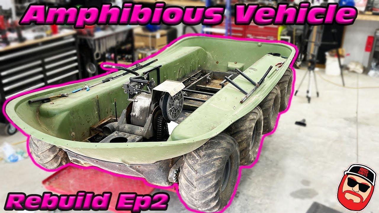 Argo 8x8 Magnum Amphibious Rebuild ~ Chains, Engine, & Seat Bracket
