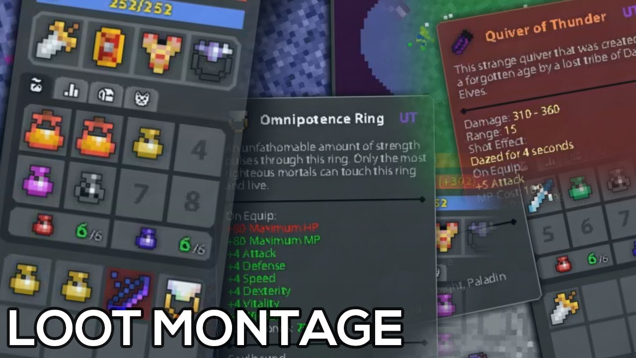 [RotMG] Loot Montage #11 (TONS OF WHITES!)