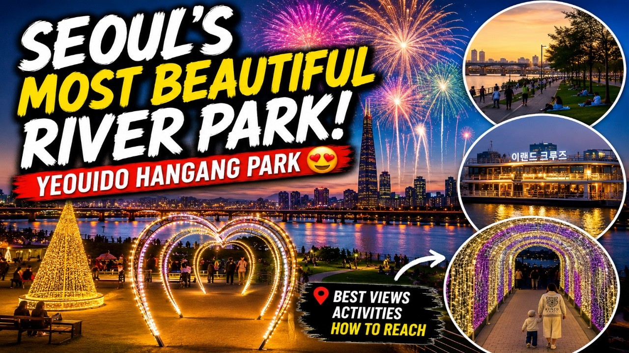Seoul Korea - Yeuiodo Hangang Park | How to reach | Best Places to Visit in Korea 2024