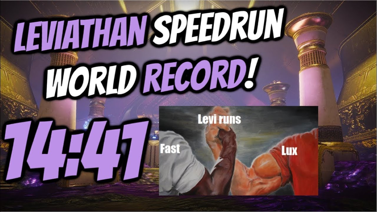 Destiny 2 - Leviathan Raid Speedrun World Record [14:41]