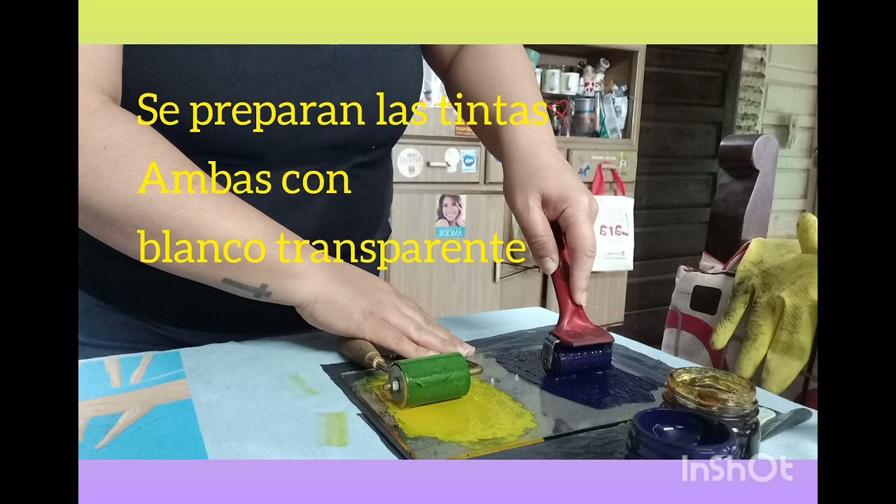 Grabado en Relieve: t&eacute;cnica TRICROMIA