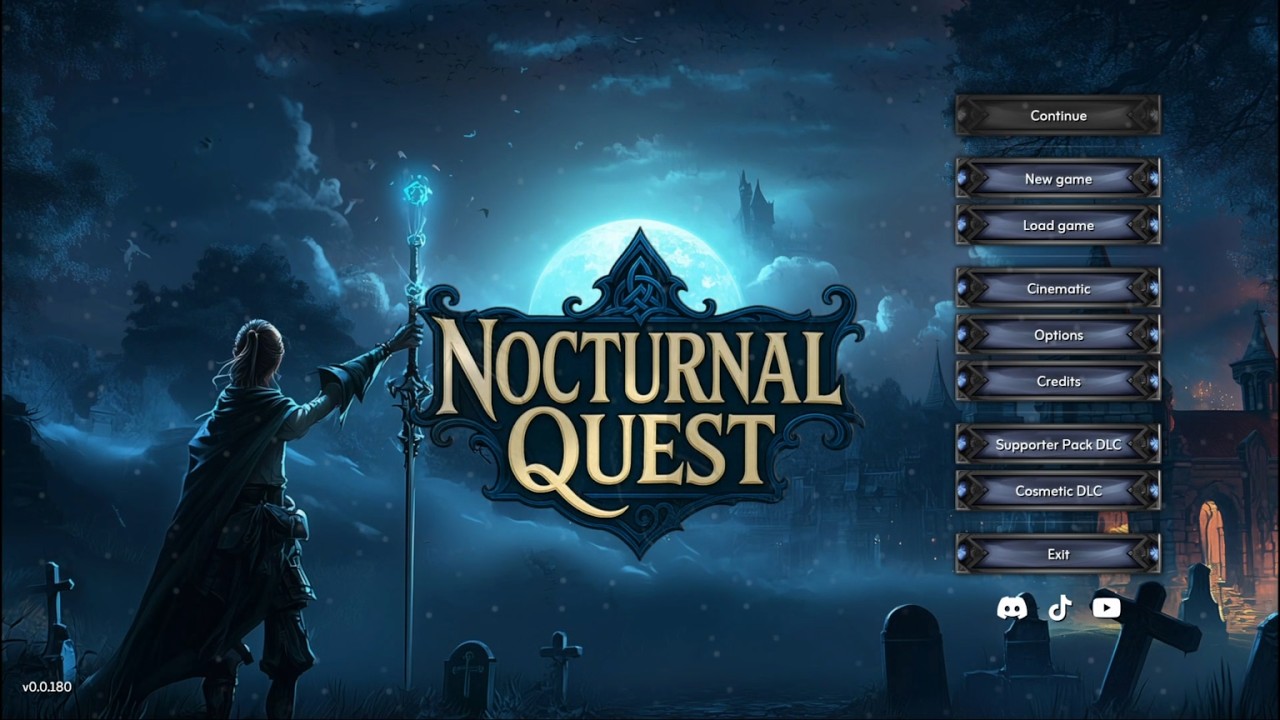 Nocturnal Quest: An Idle RPG Adventure - First time gameplay - No commentary