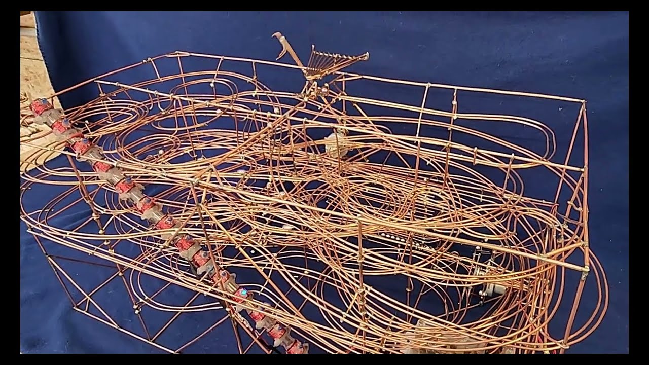 Controlled Chaos | Mesmerizing Rolling Ball Sculpture with Electromagnetic Lift #Kinetic Art