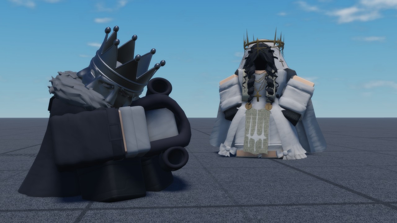Queen low cortisol | Grave digger animation #gravedigger #roblox #animation