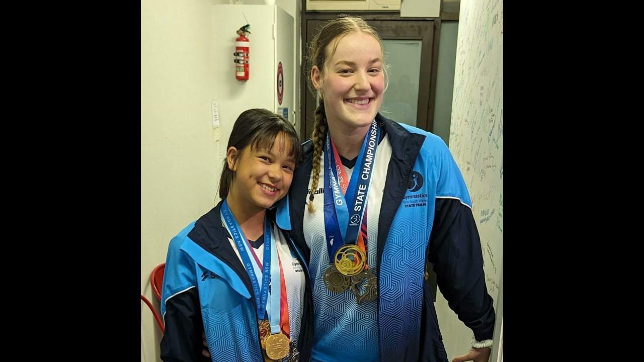 Brooke Prampero and Layla Dimacali acrobatic gymnastics