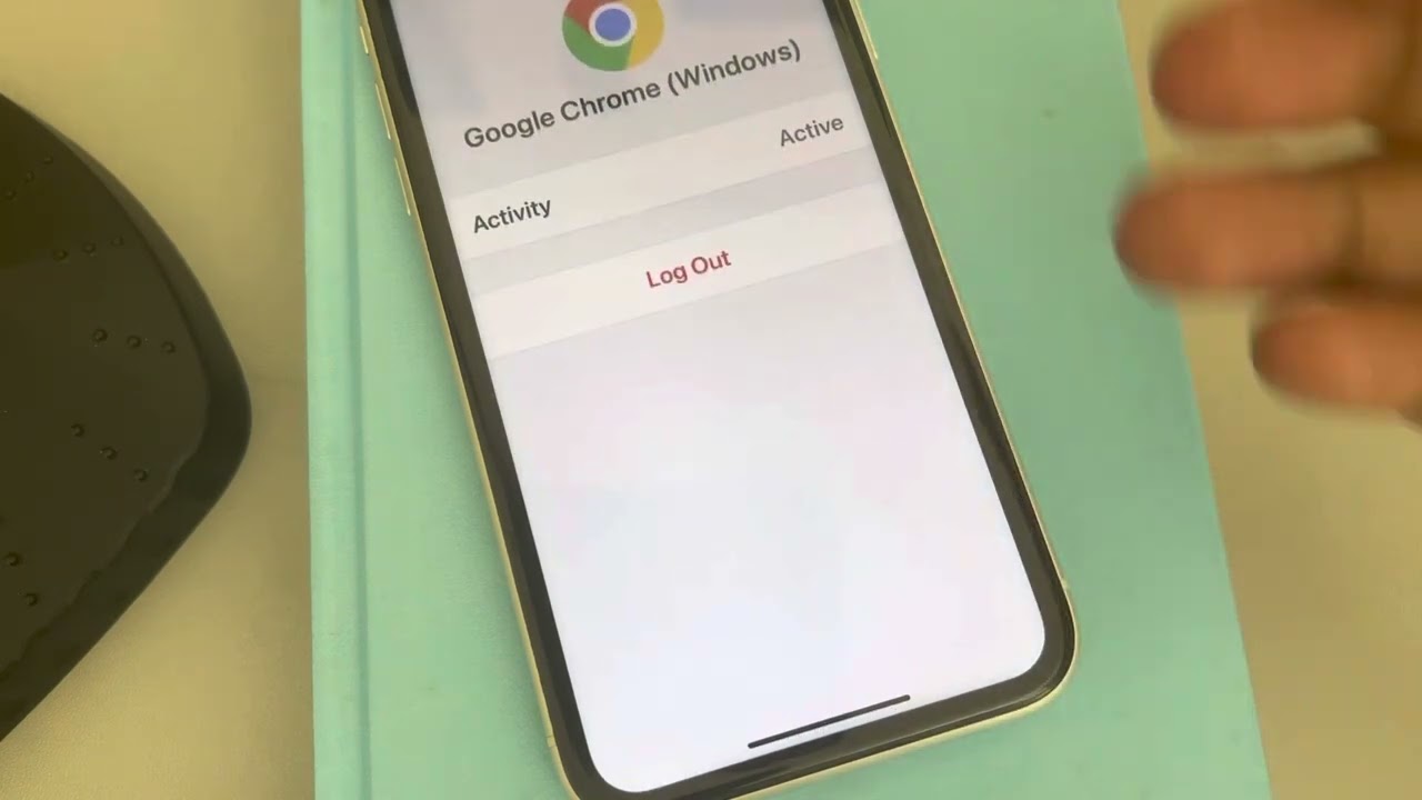 How to log out from WhatsApp web using iPhone