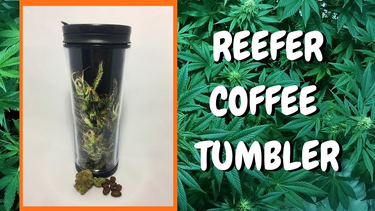 Make Your Own Reefer Covered Coffee Travel Mug Tutorial a Stoner DIY