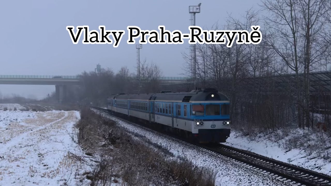 Vlaky Praha-Ruzyně  30.1.2026