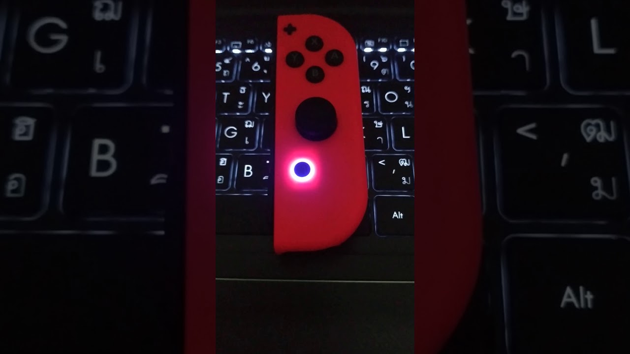 Nintendo Switch Hidden HOME Button light