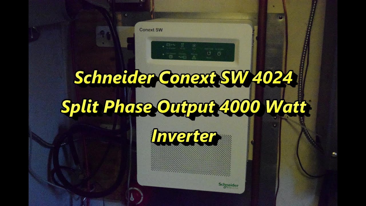 Schneider Conext SW 4024 Split Phase Output 4000 Watt Inverter