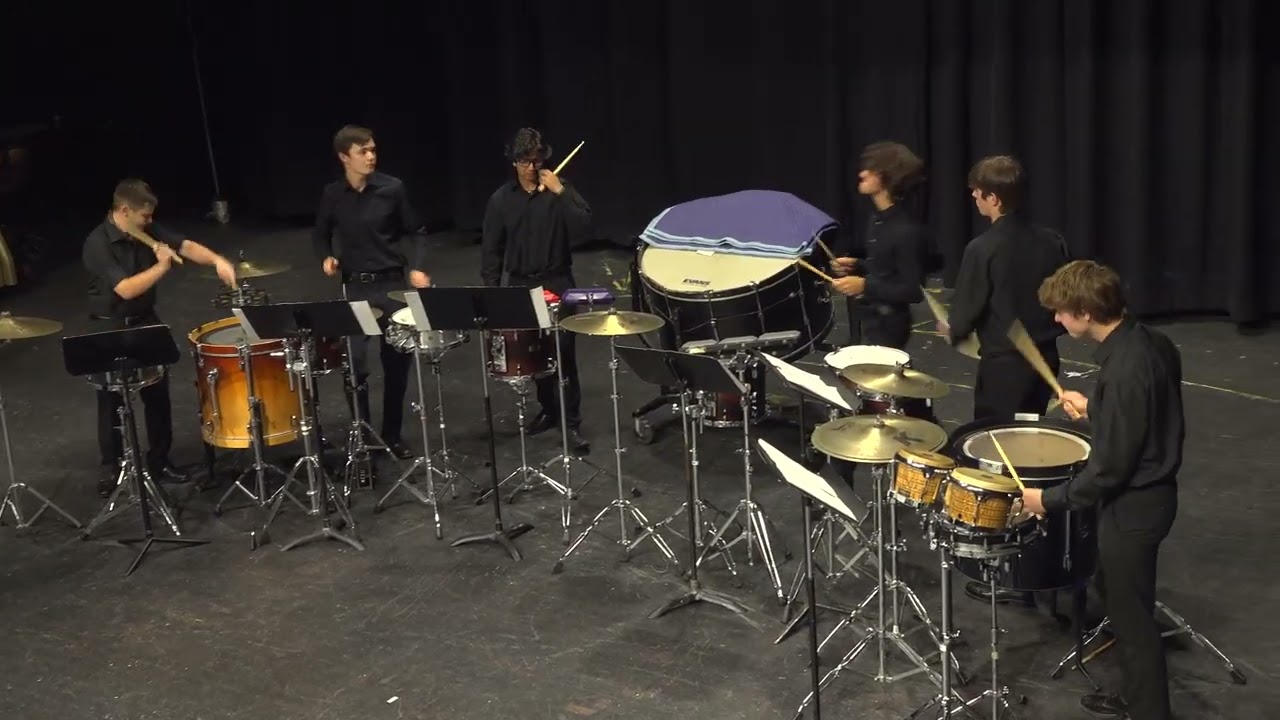 Boom Bap by Nick Werth performed by The Woodlands HS percussion ensemble, Andy Salmon, Director