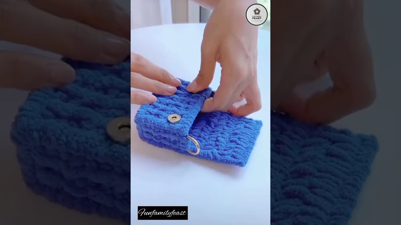 Luxury crochet bag With Plastic Canvas homemade#Crochet Bags#Fashion Crafts#Macrame Bag Simple