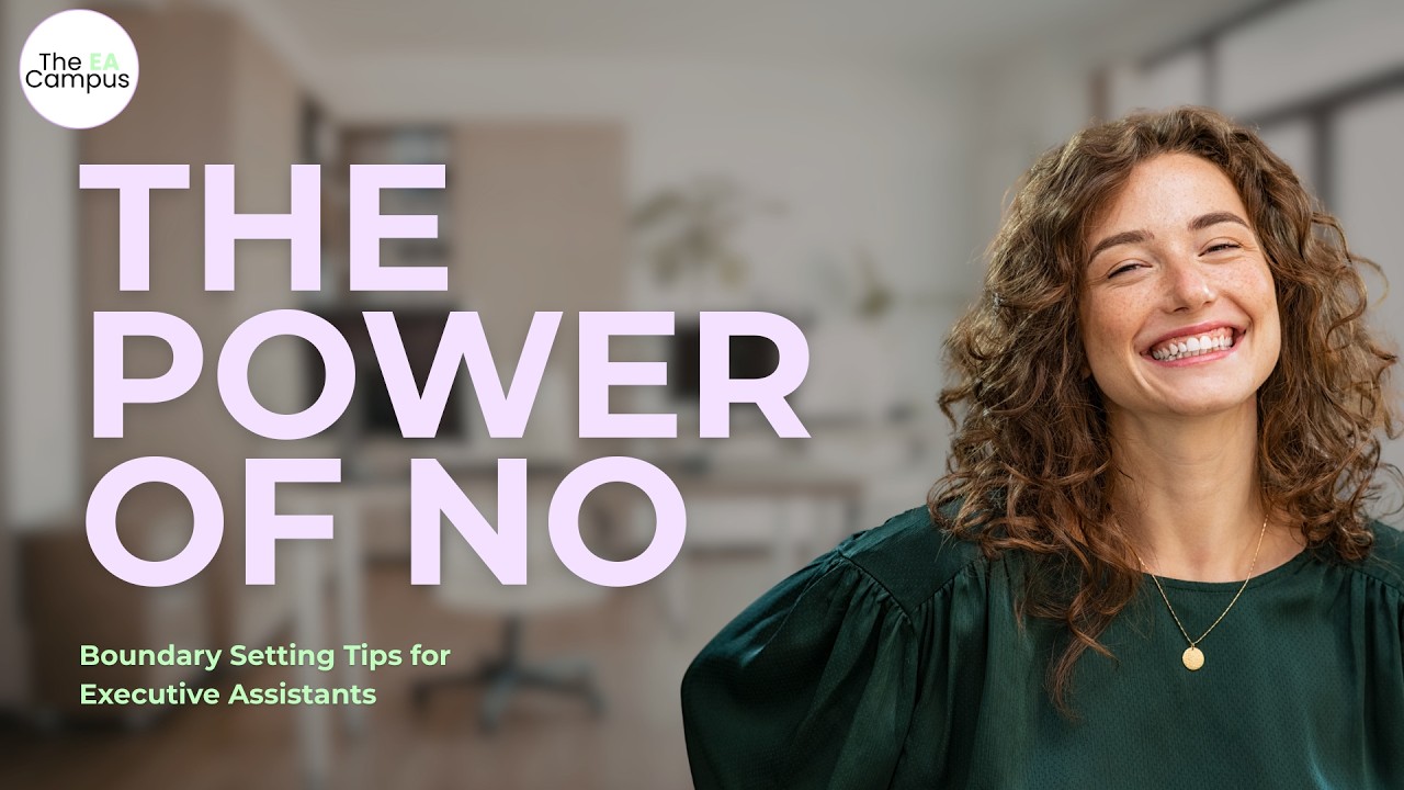 The Power of No: Taking Back Control of Your Time as an EA
