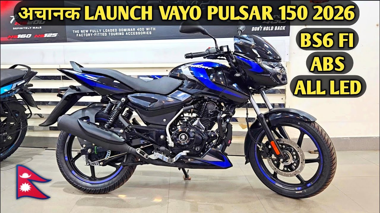 Surprisingly 🔥 launched pulsar 150 ABS BS6 LED 2026 | mileage | power top speed | Nepal price 