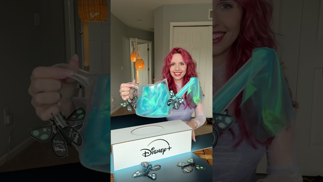 Opening a mystery package from Disney 👀 #asmr