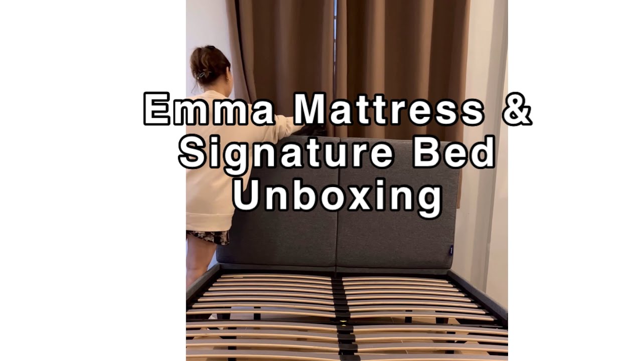 Emma Mattress & Signature Bed Unboxing #emmasleep #emmamattress #mattress