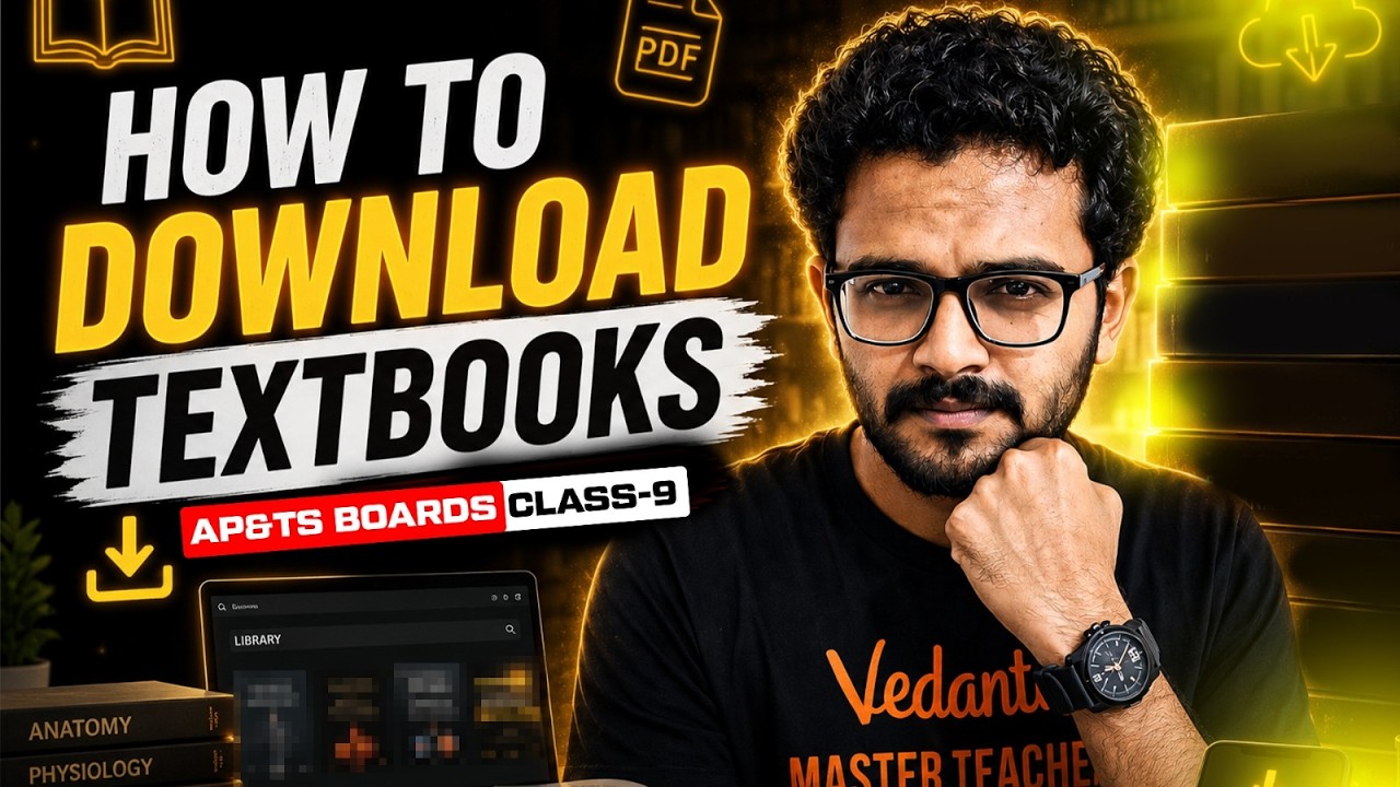 How to Download Textbooks FREE 📚🔥 | AP & TS Class 9 & 10 | Santhosh Sir
