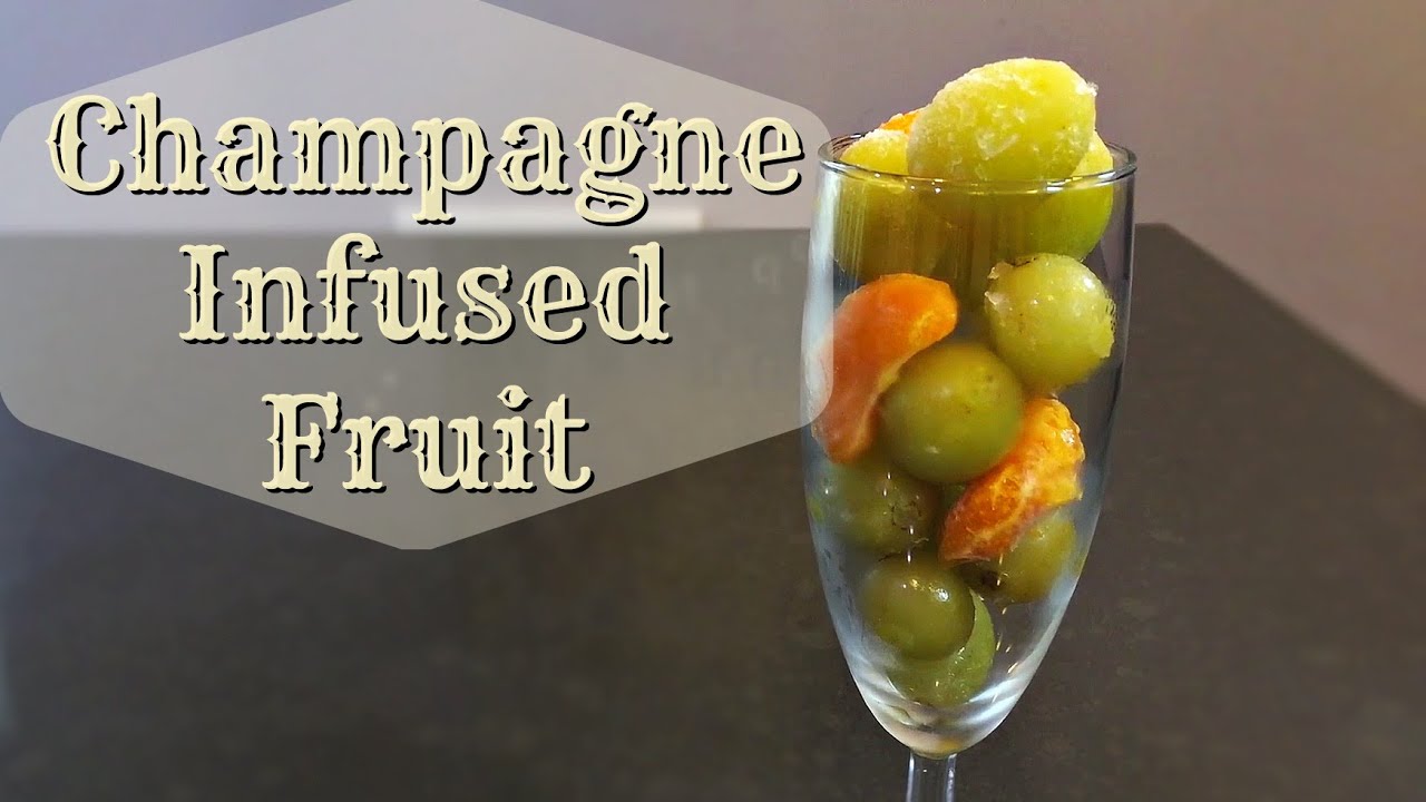 Champagne Infused Grapes