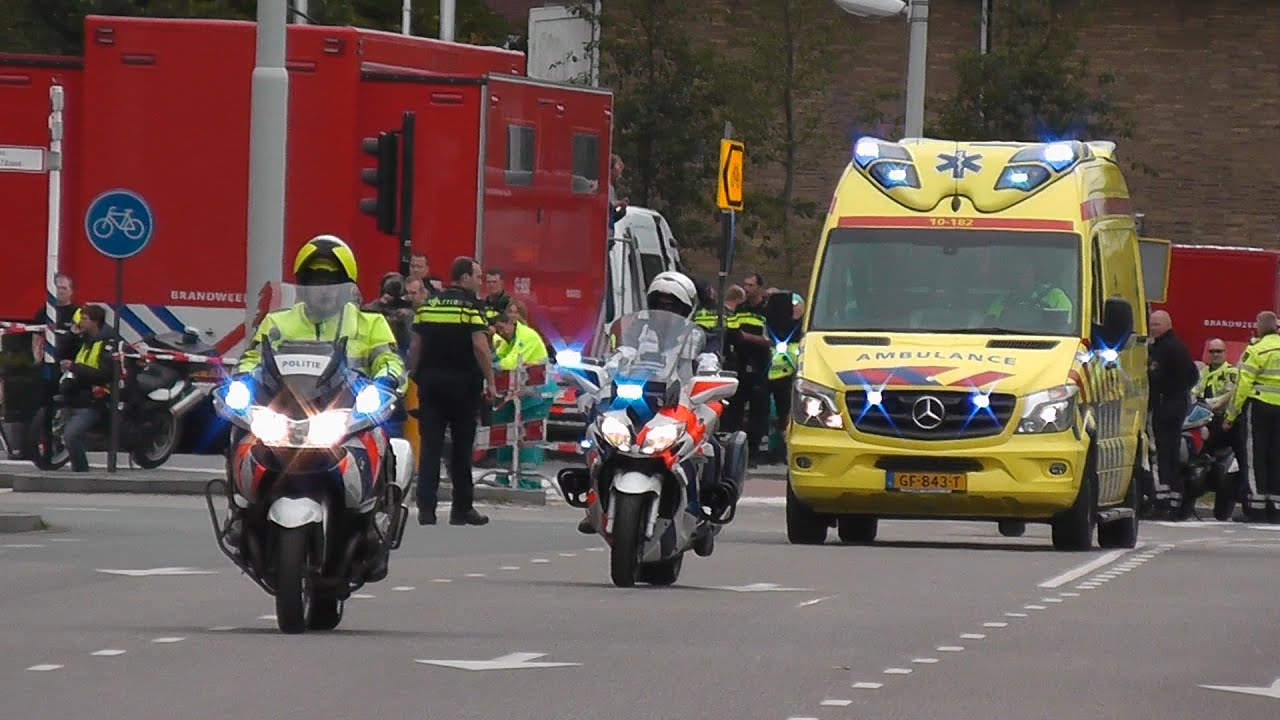 [Part 1] Grote Evacuatie VUMC Amsterdam Grote inzet Ambulance`s Brandweer en Politie
