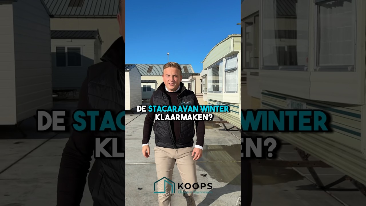 Bas geeft 5 tips voor het winterklaar maken van de stacaravan / chalet! - Koops Chalets - JKsocials