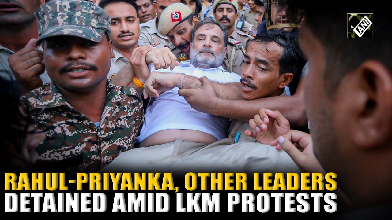 Rahul Gandhi, Akhilesh Yadav and other opposition leaders detained amid &lsquo;Paper Leak&rsquo; protests