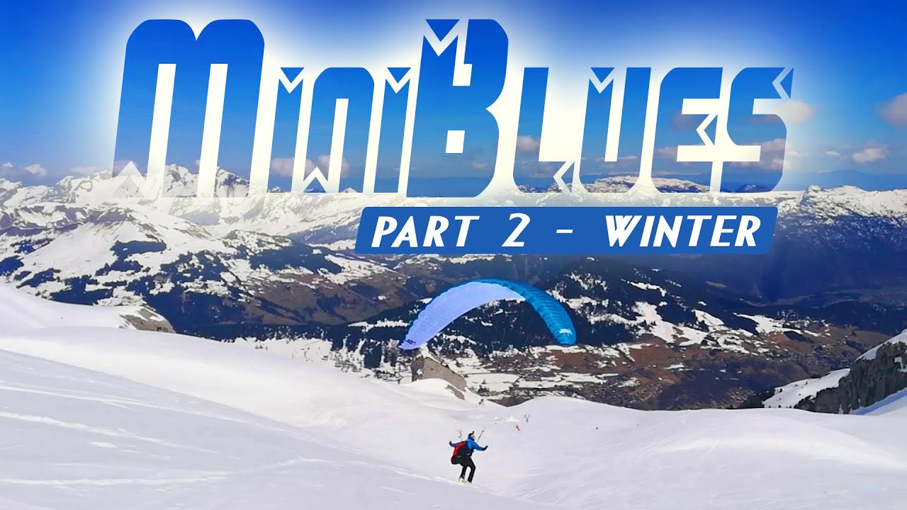 MiniBlues - Part 2 - Winter //  LittleCloud MiniGoose, miniwing, speedflying, speedriding