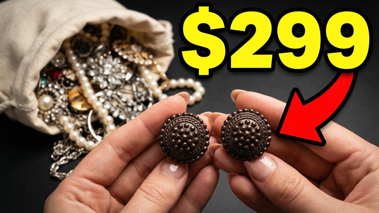 I Found $300 Designer Earrings in this Thrift Bag!