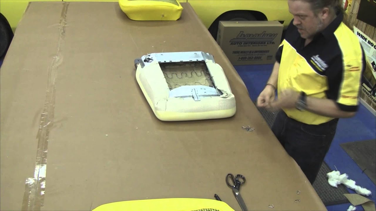 1969 Chevrolet Camaro Houndstooth Seat Cover Installation