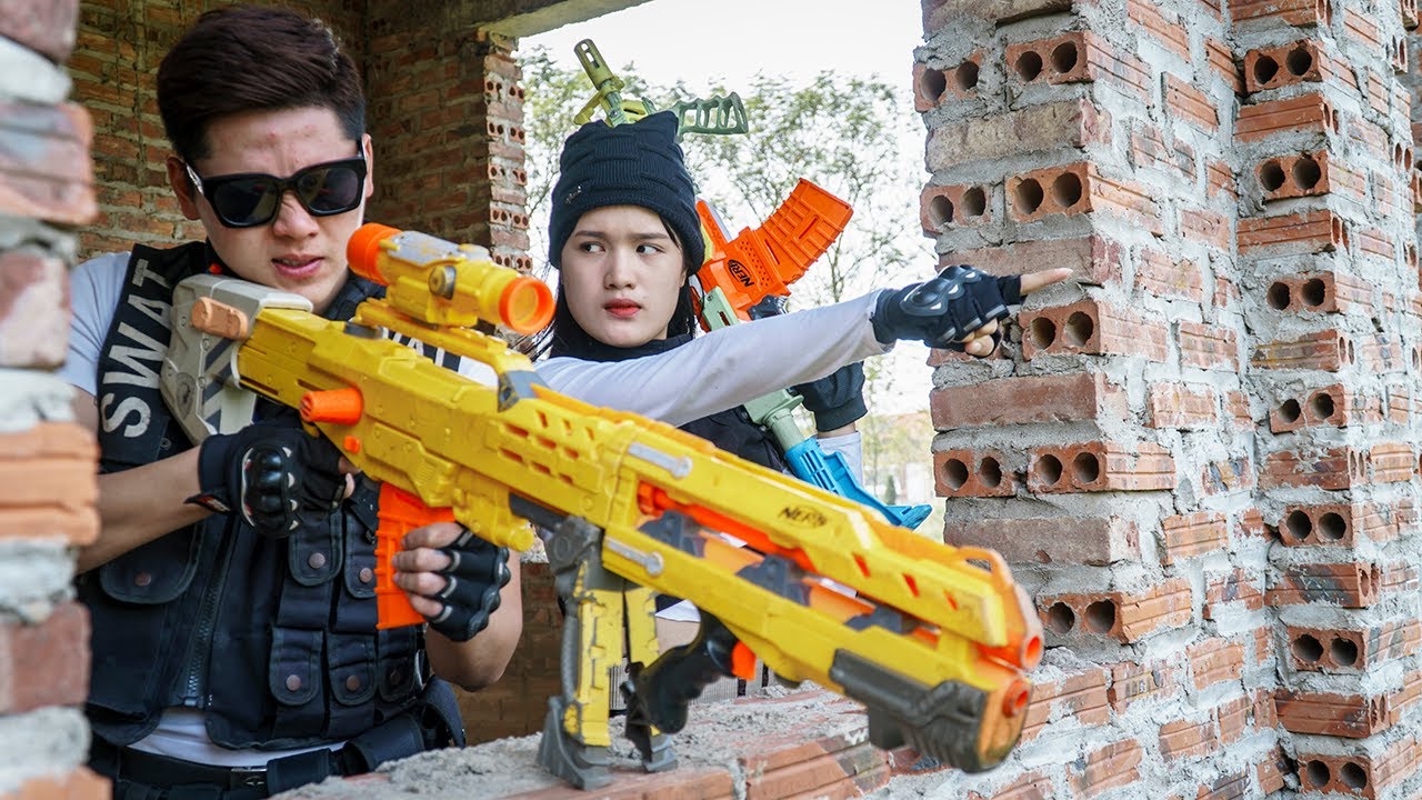 Nerf Guns War: Police Men Of SEAL TEAM Fight Eliminates Dangerous Criminal Group