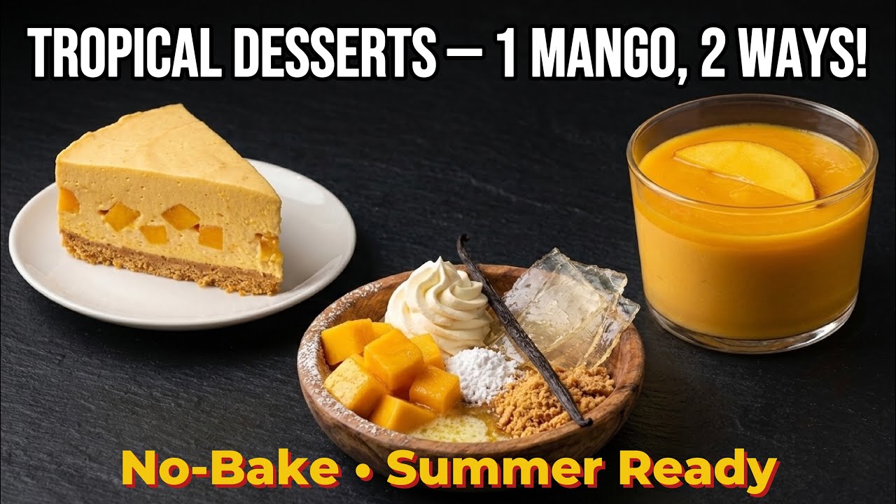Same Mango, Two Desserts — Fancy Cake or Elegant Cups?