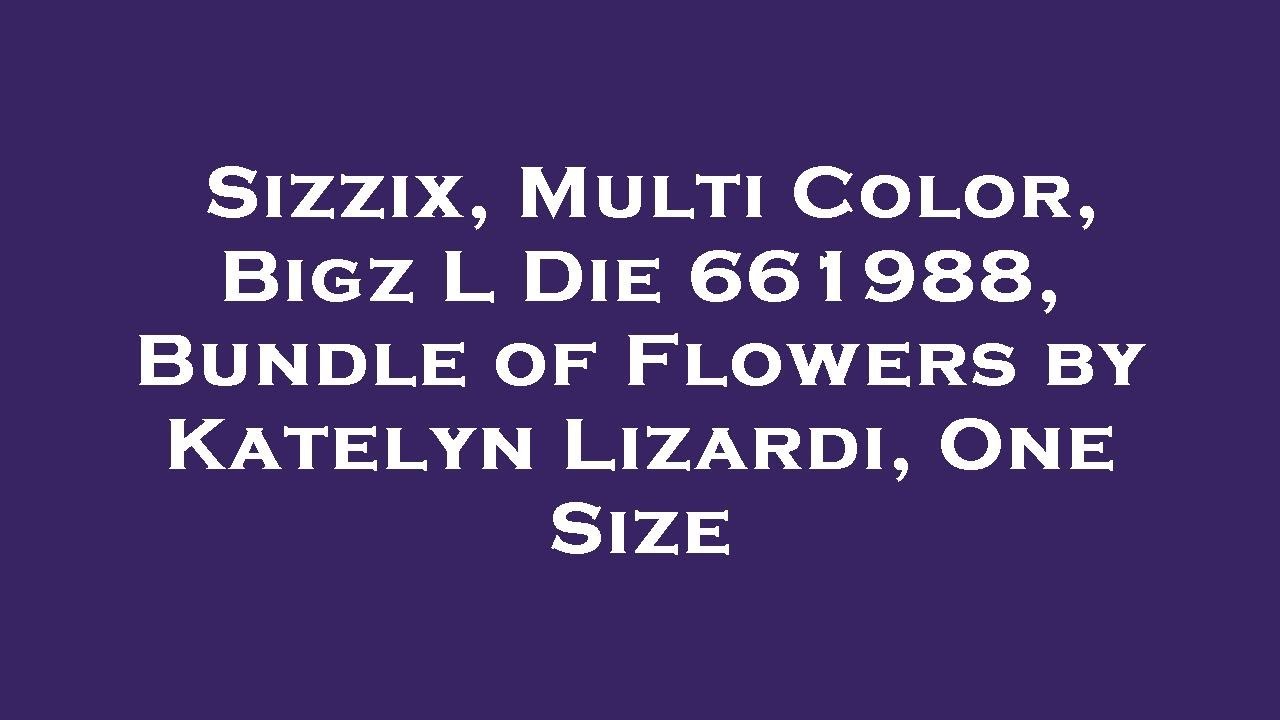 Sizzix, Multi Color, Bigz L Die 661988, Bundle of Flowers by Katelyn Lizardi, One Size Review