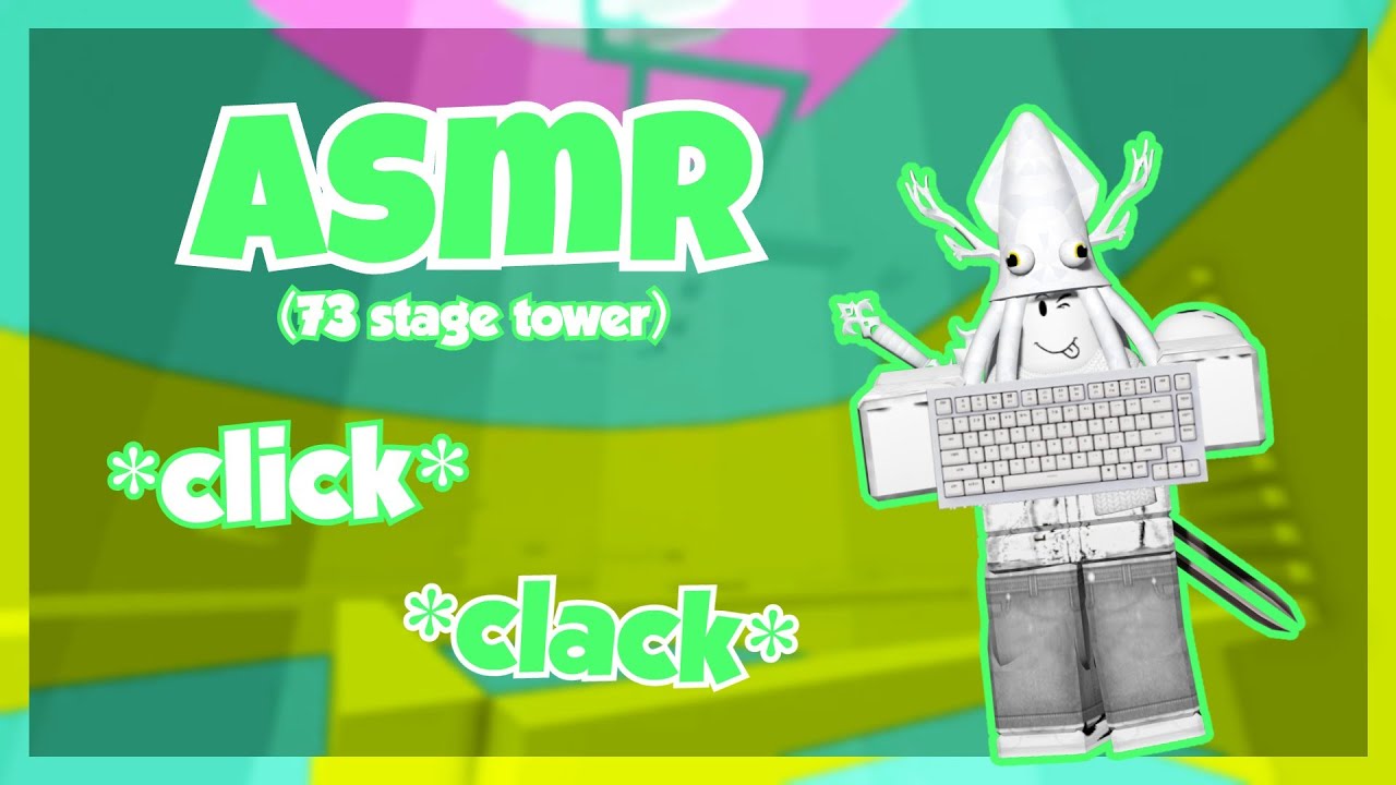 (73 Stages!) THE Tower FL but it's Marbly Keyboard ASMR! | Roblox ASMR #8