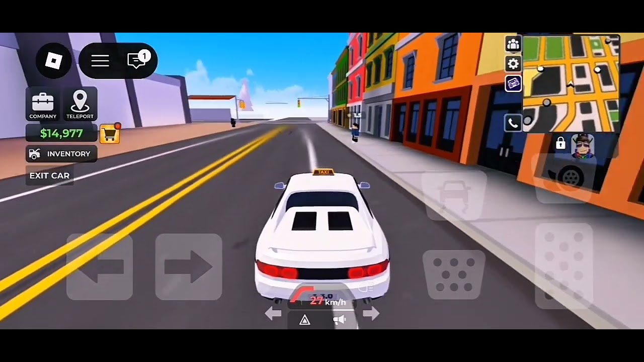 Playing Taxi Boss in Roblox! 