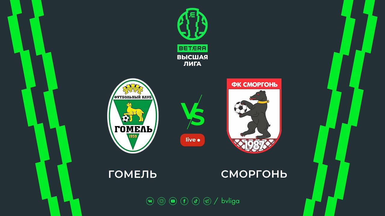LIVE | Gomel&ndash; Smorgon | Гомель &mdash; Сморгонь