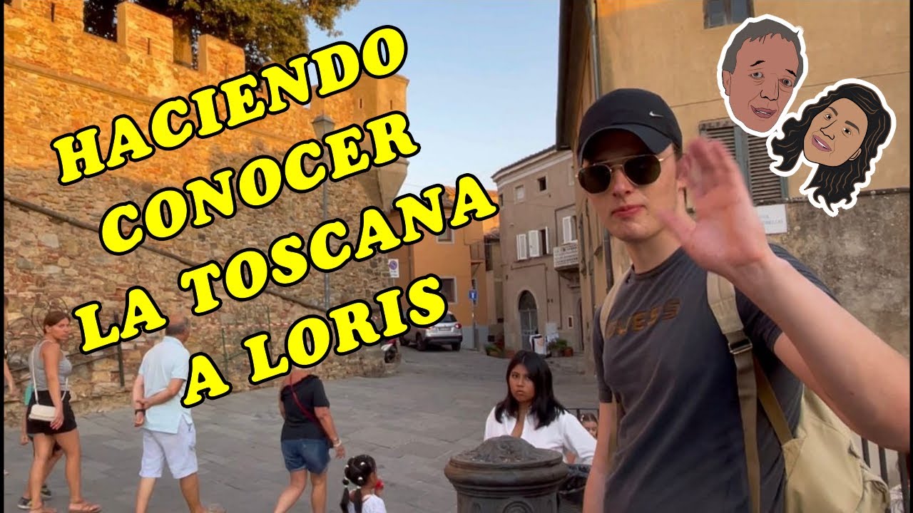 Haciendo conocer la Toscana a Loris - Vacaciones en Italia
