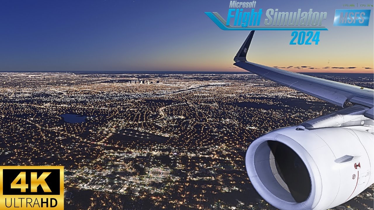 Paris Illuminated: Cockpit View of the Most Stunning Night Landing!