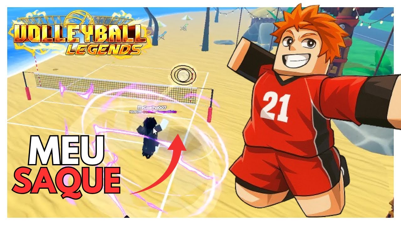 COMO FAZER MEU SAQUE!! VOLLEYBALL LEGENDS