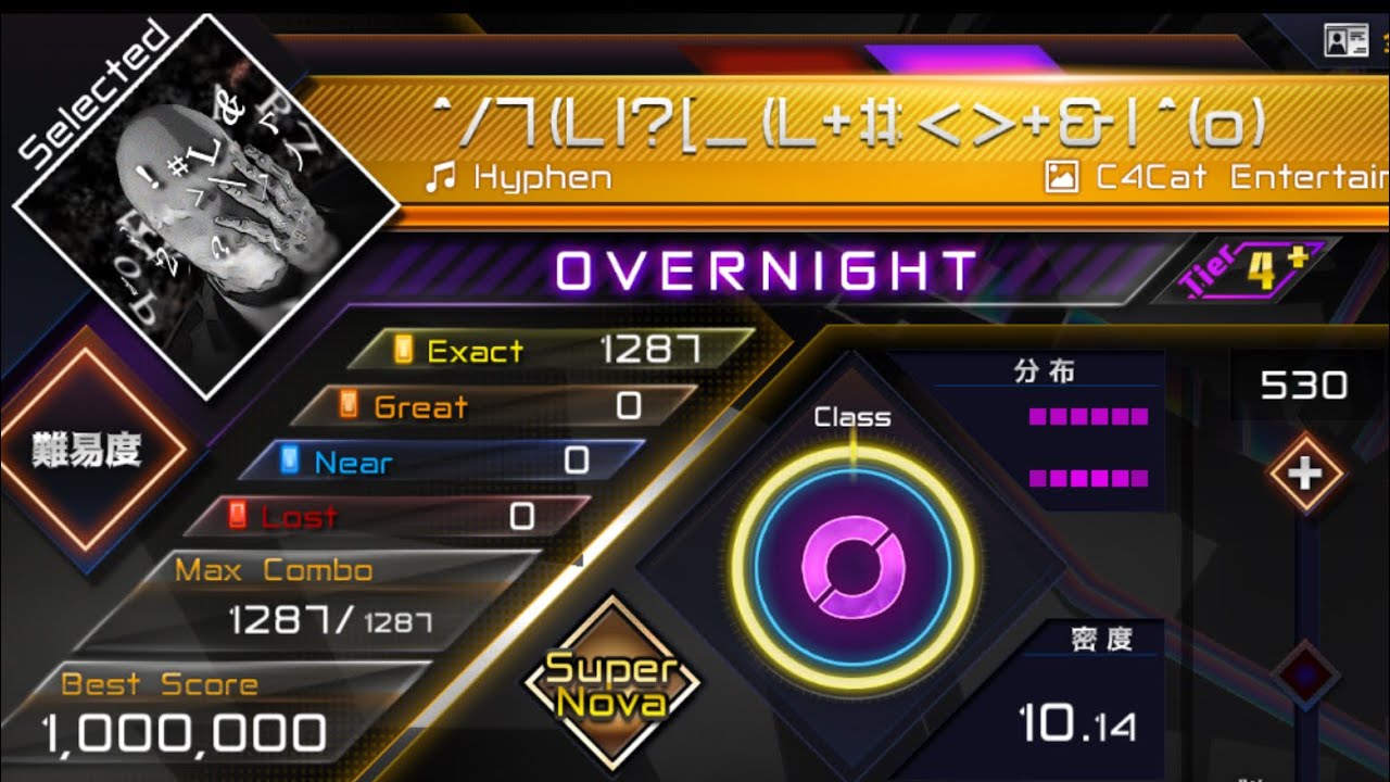 【RAVON】^/7(L|?[_(L+#＜＞+&|^(o) (OVERNIGHT Tier 4+) Super Nova（理論値）
