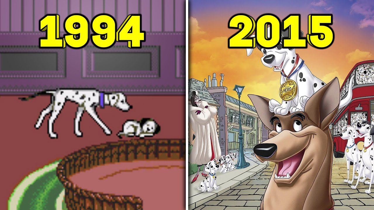 Evolution Of 101 Dalmatians Games [1994-2015]