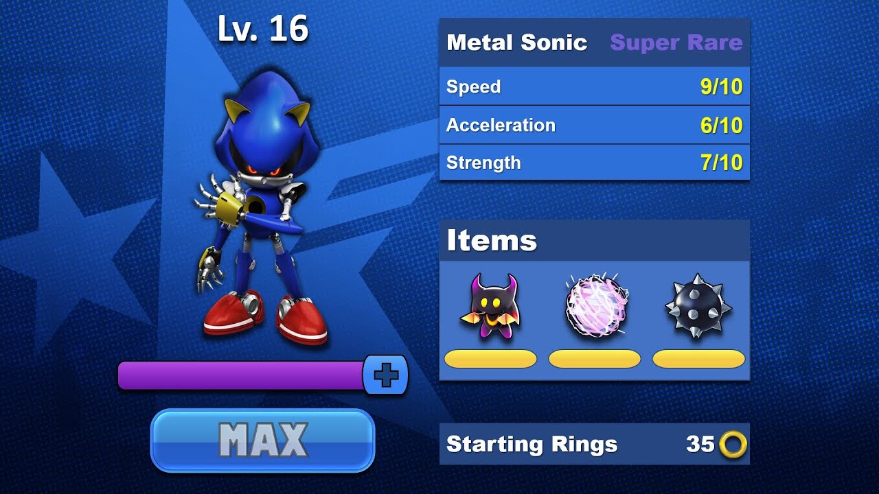 Sonic Forces Speed Battle - Metal Sonic Gameplay (Max Level)