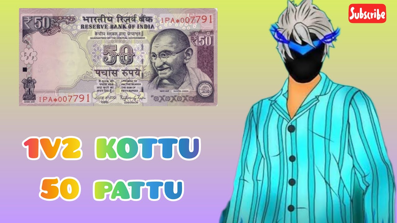#1V2 KOTTU 50 PATTU 1/5 KOTTALI AND YOUR GAME PLAY REACTIONS
