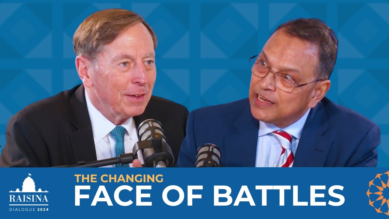 From WWII to Ukraine | Evolution of Conflict & Warfare | David Petraeus | Rajiv Sinha | Raisina 2024