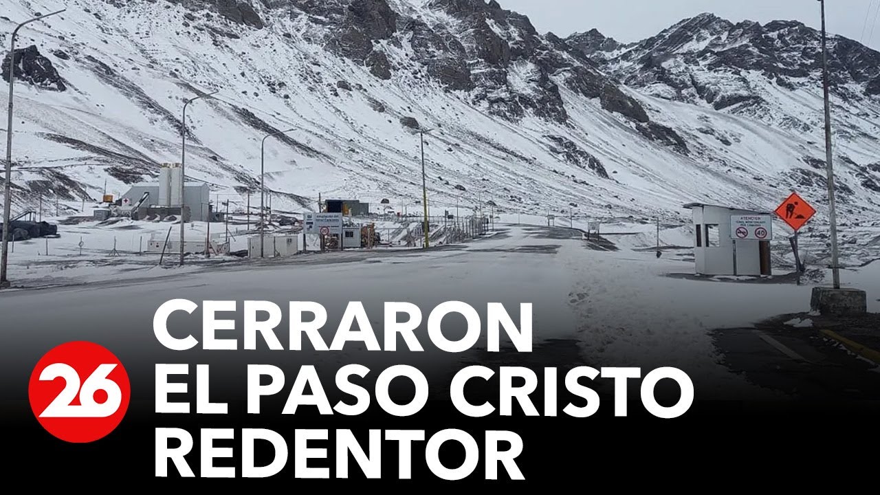 Cerraron el paso Cristo Redentor y más de seis mil chilenos quedaron varados en Mendoza