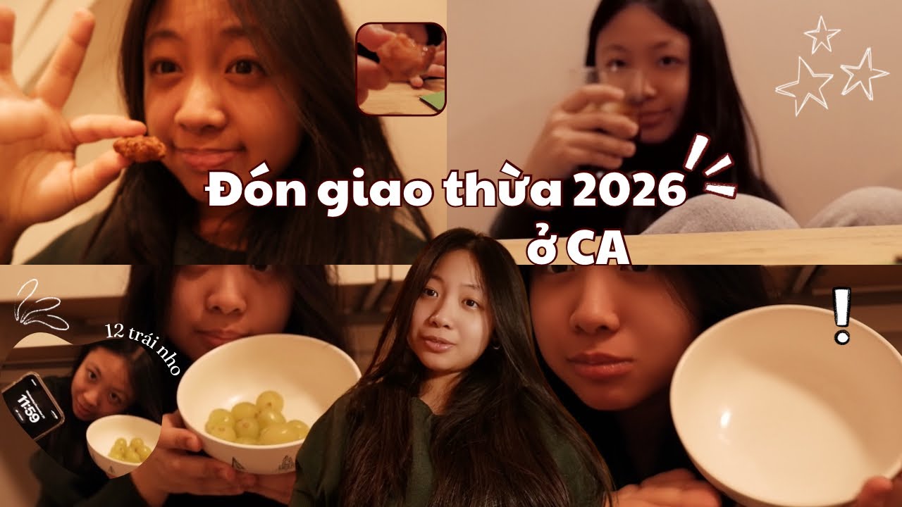 Daily vlog | Đón giao thừa ở CA có gì vui⁉️🤩 | năm 2026