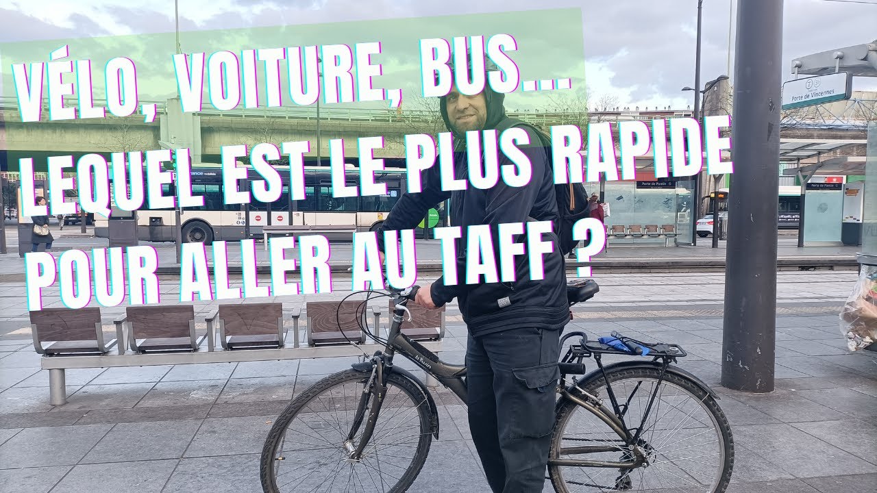 Vélo, bus, voiture... Lequel est le plus rapide pour aller au taff (test) ?