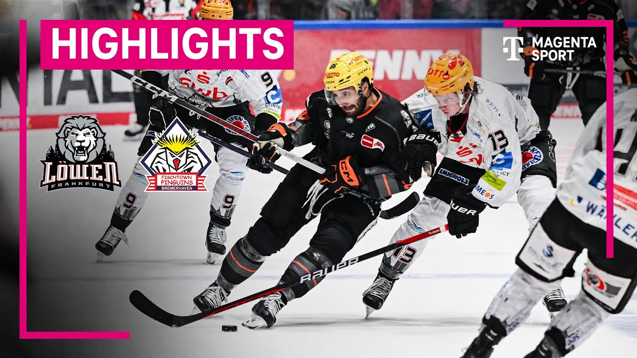 Löwen Frankfurt - Pinguins Bremerhaven | Highlights PENNY DEL 23/24 | MAGENTA SPORT