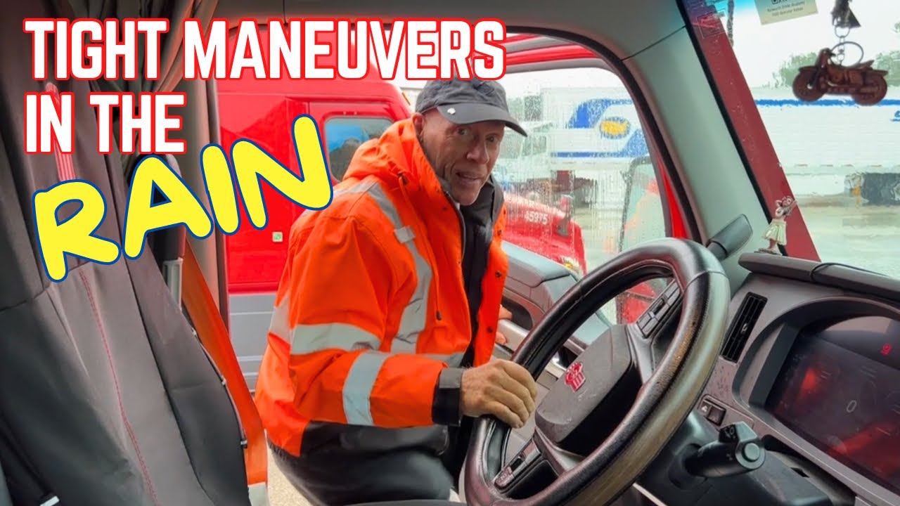 Delivering the Damaged Trailer - Rainy Yard Moves